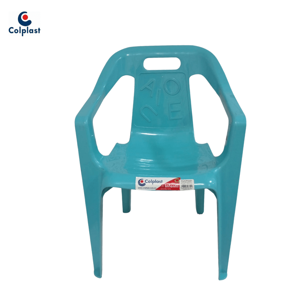21.0012 - 2025-12-17T160835.130 SILLA INFANTIL COLPLAST AZUL HORTENCIA PELETIZADA REF 619 - Image 1