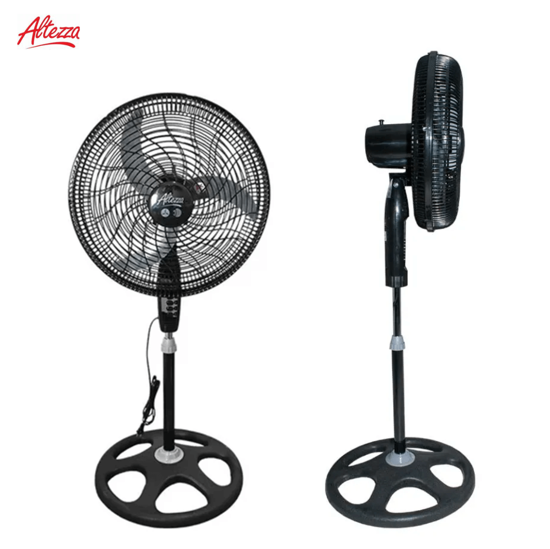 HS VENTILADOR ALTEZZA PEDESTAL ASF-BB18BLX1 NEGRO 18 PULG BJ MALLA PLASTICA REF A - Image 1