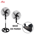 VENTILADOR ALTEZZA PRO 18 PULG 2EN1 M/METALICA NEGRO REF ASF-MM1877B/48707