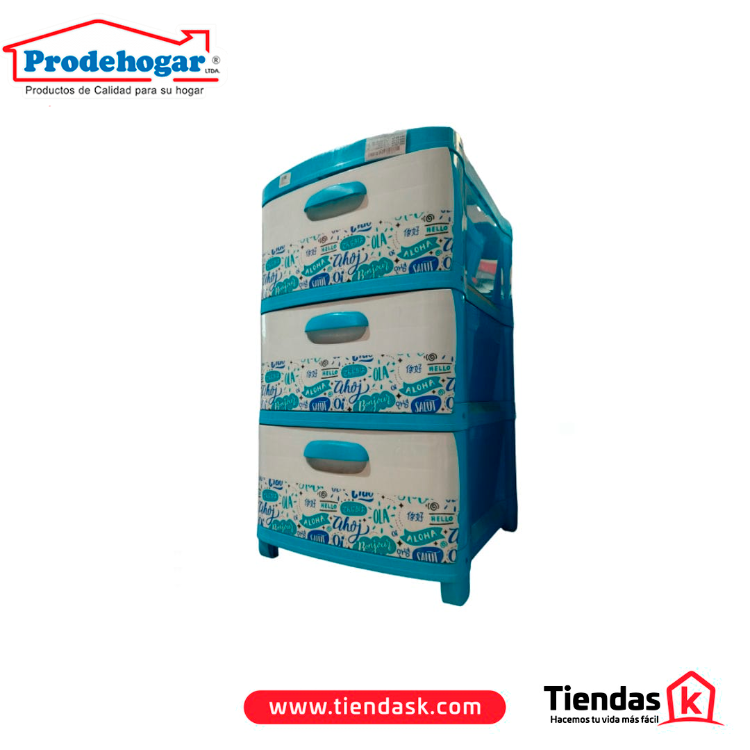 106.0147 PRACTIMUEBLE DUBAI DECORATIVO 3 NIVELES LETRAS REF: 390ORD3N03 - Image 1