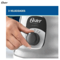 LICUADORA CROMADA OSTER 700WTS VASO DE VIDRIO 3 VELOCIDADES BLST4655-013 2114081 - Image 3