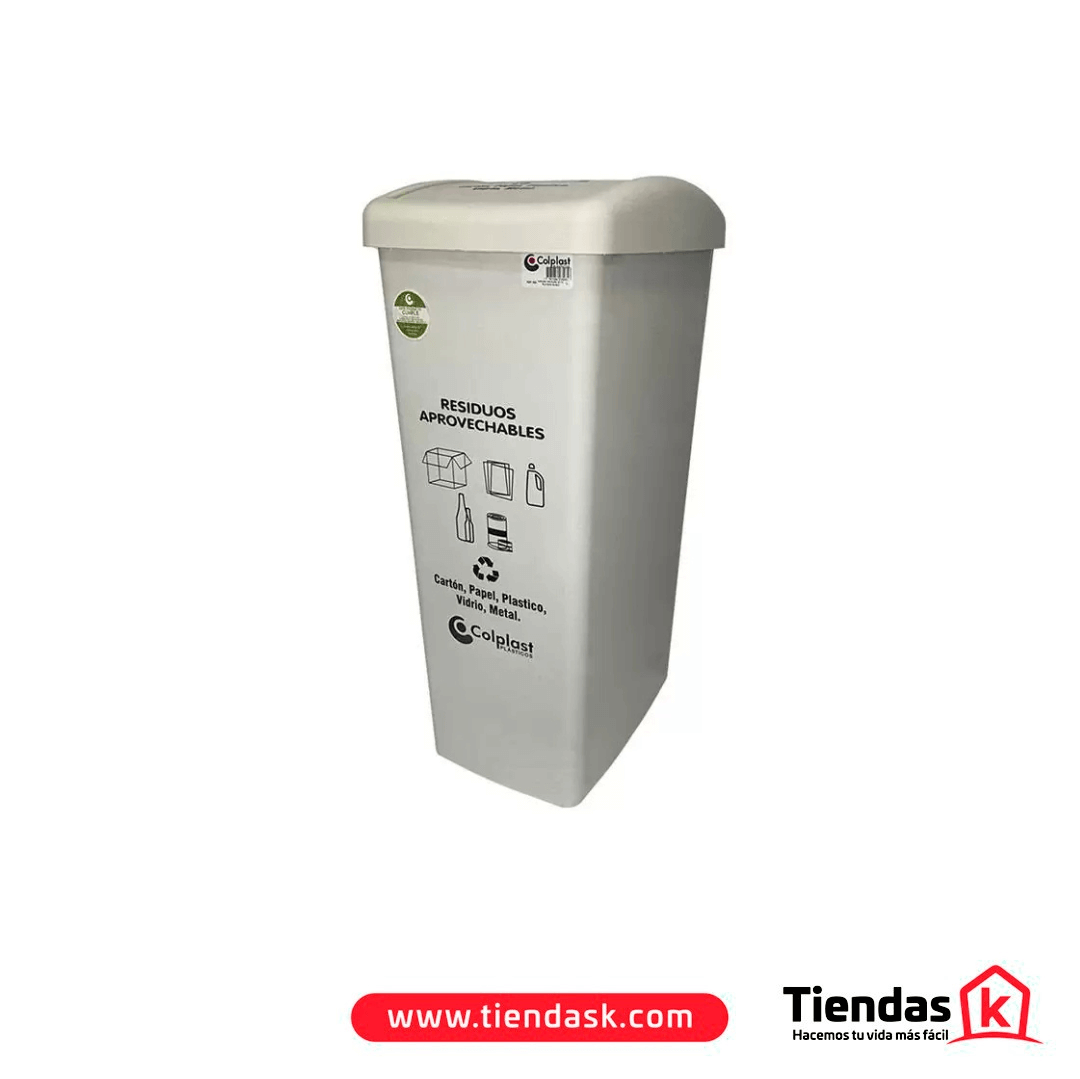 2 ALMOHADAS N VISCOFOAM SOFT (14) (2) PAPELERA VAIVEN COLPLAST 55 LTS BLANCA REF C585 - Image 1