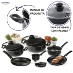 BATERIA 11 PIEZAS ALIADA  UNIVERSAL L39135