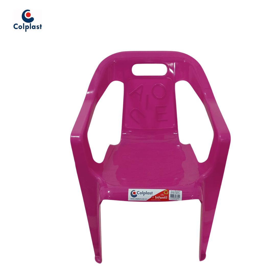 21.0012 - 2025-12-16T090333.309 SILLA INFANTIL COLPLAST ROSADO PELETIZADA REF: 622 - Image 1