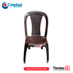 SILLA CRYSTAL WENGUE COLPLAST S/BRAZO ESPALDAR MALLA PELIETIZADA  REF  1042