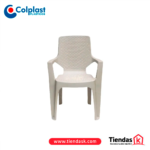 SILLA REGINA C/BRAZO RATTAN AVELLANA REF  800