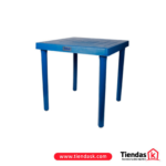 MESA CUADRADA CLASICA AZUL ANDECOL  REF. MP0275