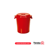 TANQUE 120 LITROS ROJO C/TAPA COLPLAST REF 213