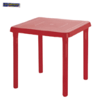 MESA PLASTICA ROJA ADULTO BRYSNA