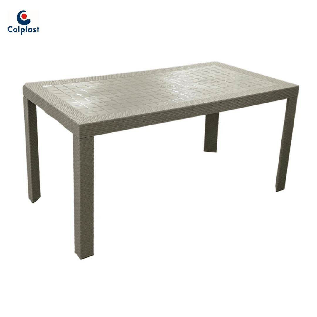 PL MESA CELEBRITY 6 PUESTOS COLOR PISTACHO COLPLAST REF 1237 - Image 1