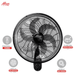 VENTILADOR ALTEZZA PRO PARED AWF-PG2988B 6 ASPAS NEGRO 18 PUL MALLA PLASTICA  RE