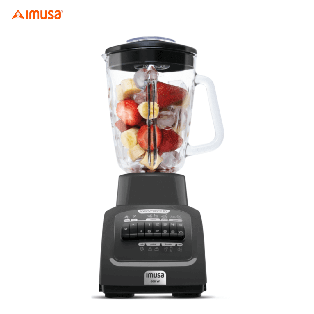 PÑLLK LICUADORA IMUSA 1.75 LTS INFINY FORCE 10 VELOCIDADES/ 6 CUCH GRIS REF 5861031311 - Image 1
