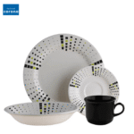 VAJILLA CORONA MALAYA 4PUESTOS 16 PIEZAS REF  VL1184040116