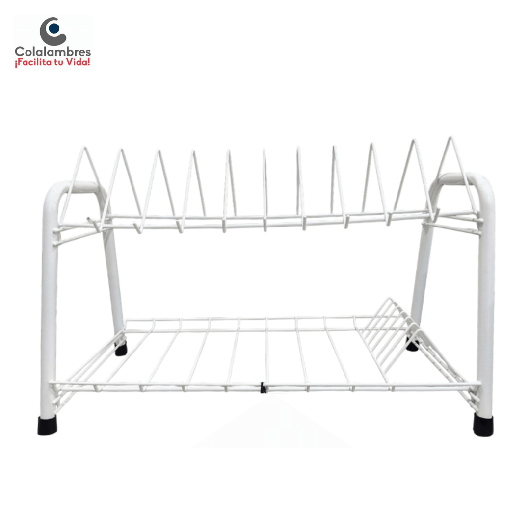 AKF LOCERO DE TUBO 2 NIVELES COLOR BLANCO REF 008 COLALAMBRES - Image 1