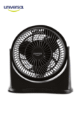 VENTILADOR UNIVERSAL NEGRO 8 PULGADAS PISO PARED REF L71300
