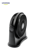 VENTILADOR UNIVERSAL NEGRO 8 PULGADAS PISO PARED REF L71300 - Image 2