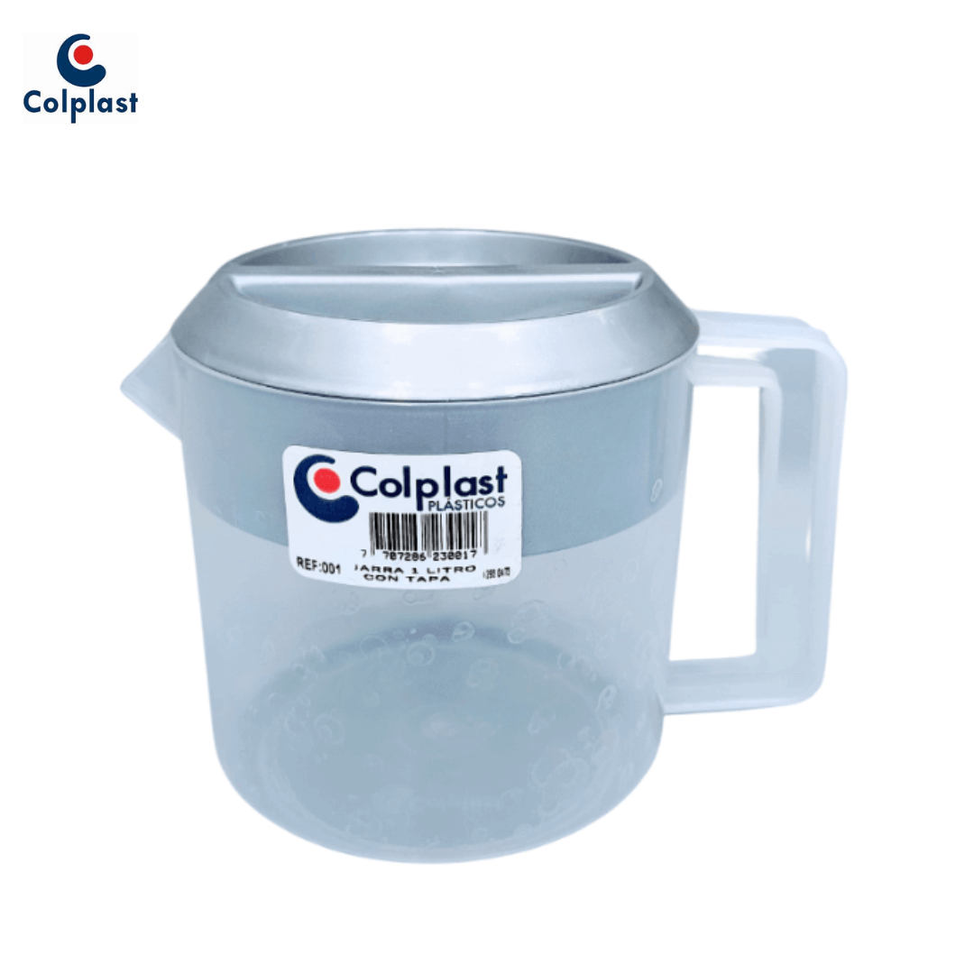 VUV JARRA 1 LT CON TAPA COLPLAST REF 001 - Image 1