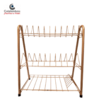 LOCERO DE TUBO 3 NIVELES ORO ROSA REF 549 COLALAMBRES