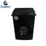 PAPELERA VAIVEN 22 LTS PELETIZADA NEGRO REF: 1127