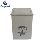 PAPELERA VAIVEN 22LT BLANCO REF 1128