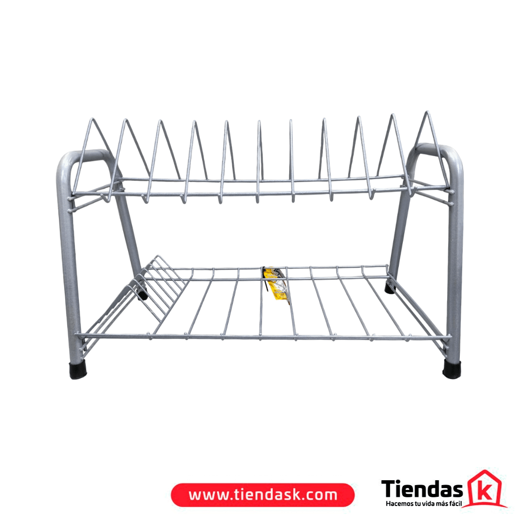 51.0010 (2) (1) LOCERO DE TUBO 2 NIVELES GRIS REF 405 COLALAMBRES - Image 1