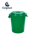 TANQUE 160 LITROS VERDE CON TAPA COLPLAST REF: 409