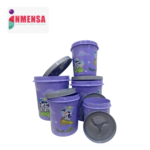 JUEGO DE TARROS TWIST MILAN X 5 ECO DECORADO INMENSA REF: F91106