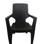 SILLA REGINA C/BRAZO RATTAN NEGRO REF:1374