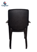 SILLA REGINA C/BRAZO RATTAN NEGRO REF:1374 - Image 3