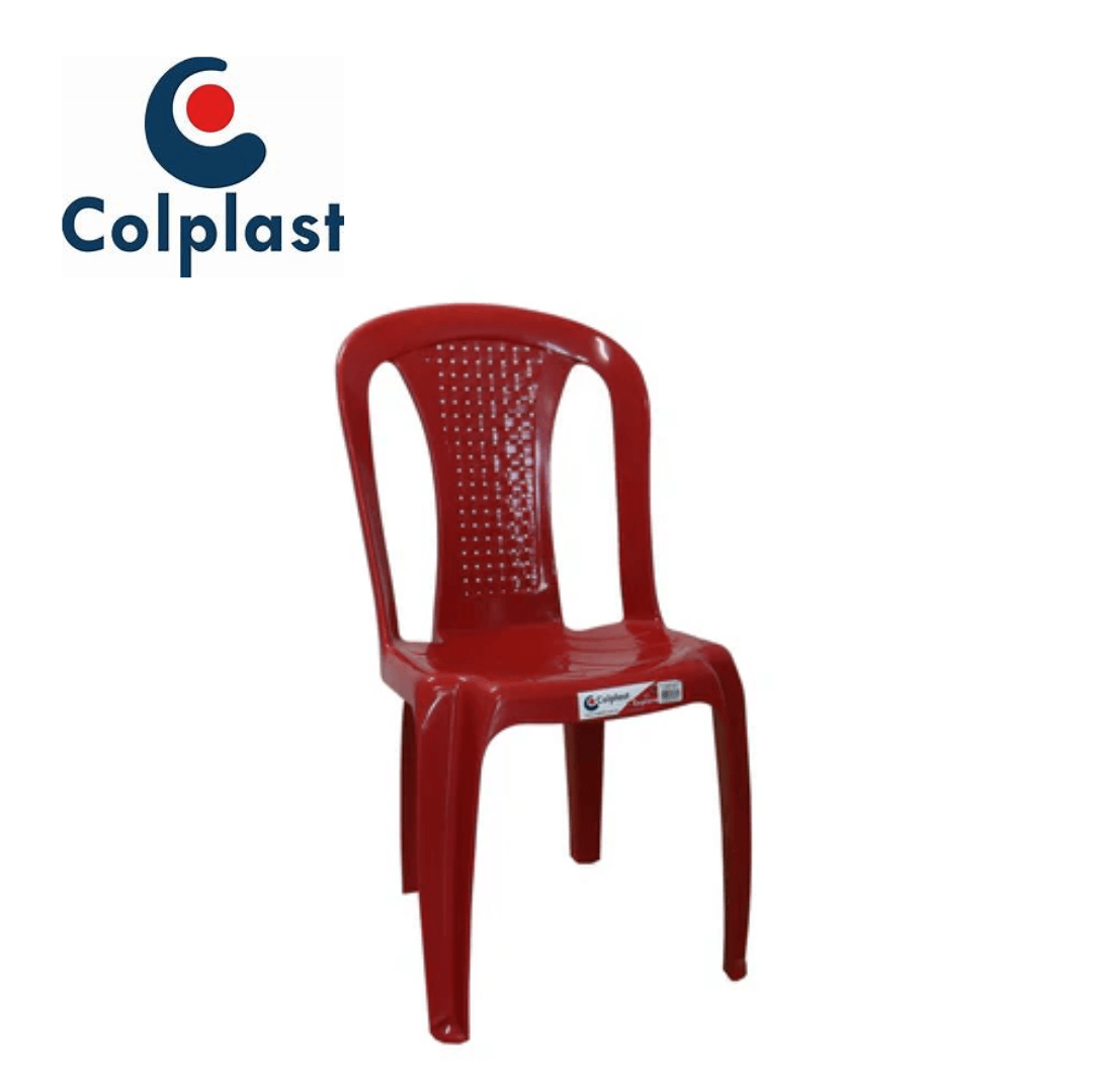silla colplast explorer s brazo rija SILLA COLPLAST EXPLORER SIN BRAZOS - ROJO REF 060 - Image 1