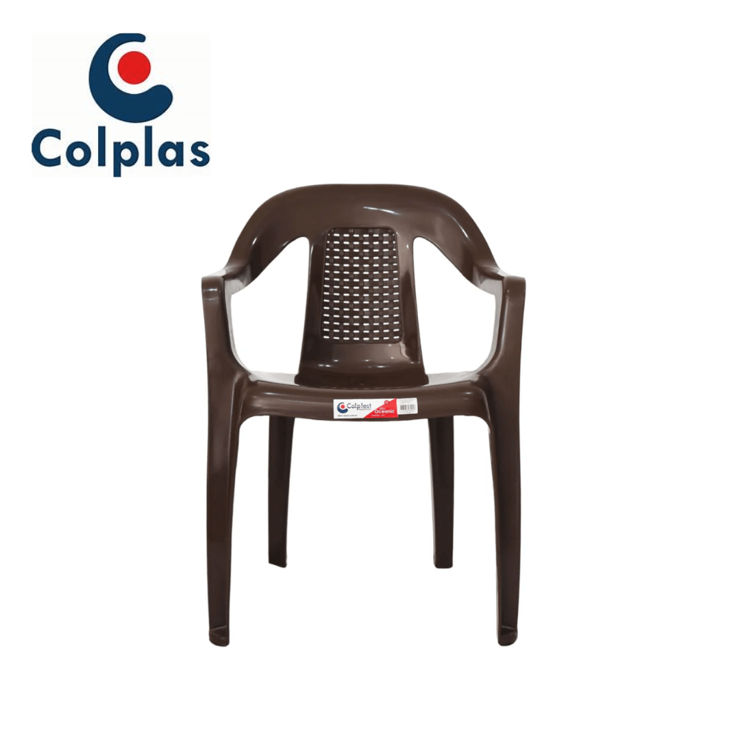 62.0156 SILLA OCEANIA COLPLAST CON BRAZOS PELETIZADA SILLA OCEANIA COLPLAST CON BRAZOS PELETIZADA WENGUE REF 921 - Image 1