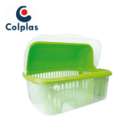 PORTAVAJILLA GIGANTE C/CUPULA V/LIMON COLPLAST REF 843