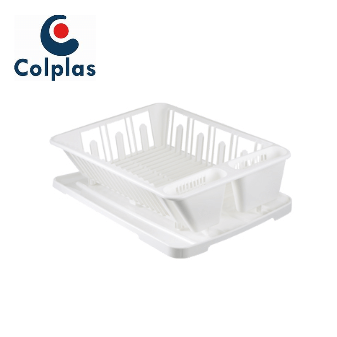 51.0112 SET ESCURREPLATOS BLANCO SET ESCURREPLATOS BLANCO COLPLAST REF: 918 - Image 1