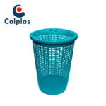 CESTA DE ROPA C/TAPA AZUL HORTENCIA REF 695 COLPLAST