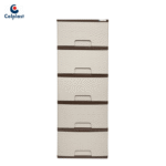 PRACTIMUEBLE COLPLAST 5 NIVELES PEQUEÑO RATTAN PISTACHO - WENGUE REF 1067