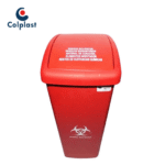PAPELERA VAIVEN COLPLAST 55 LITROS ROJA REF 581