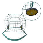 CARRO PARA MERCADO  METALICO ECONOMICO VERDE OSCURO