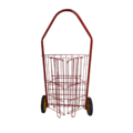 CARRO PARA MERCADO METALICO ECONOMICO ROJO - Image 2