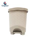 PAPELERA RATTAN DE PEDAL COLPAST 8 LITROS AVELLANA REF: 800