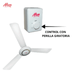 VENTILADOR ALTEZZA DE TECHO ACF-142 INDUSTRIAL BLANCO PLATILO 56 PULGADA REF; 77417