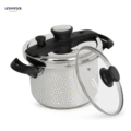 OLLA APRESION UNIVERSAL EASY CLICK 6 LITROS + TAPA VIDRIO REF; L37770