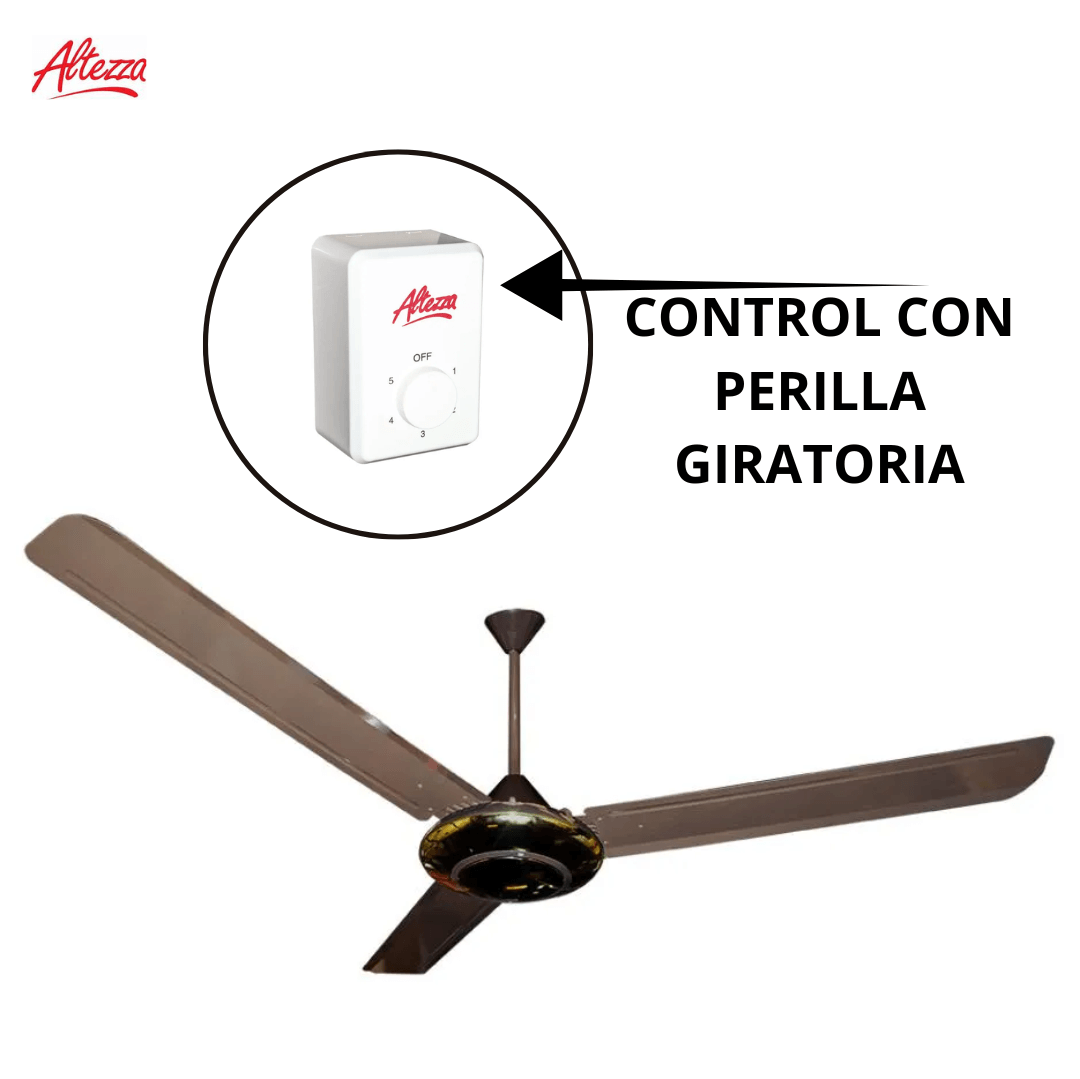 LALALLA VENTILADOR ALTEZZA DE TECHO ACF-142C INDUSTRIAL CAFE PLATILLO 56 PUL - Image 1