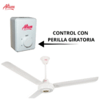 VENTILADOR ALTEZZA DE TECHO ACF-130 INDUSTRIAL BLANCO 56 PLG REF; 77516