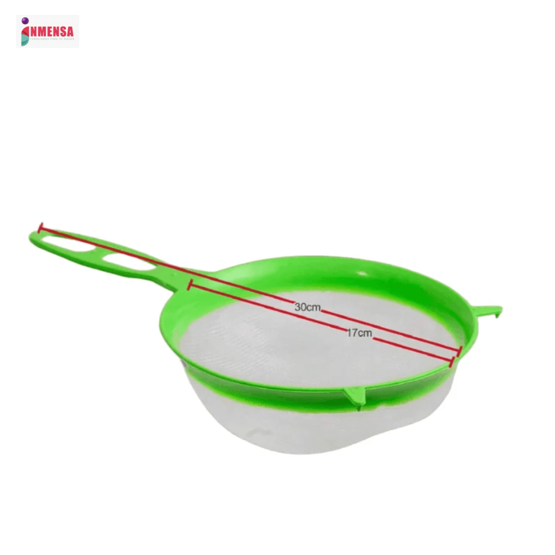 SLS COLADOR PLASTICO MEDIANO C/MANGO ECO # 17 INMENSA REF ; 90495 - Image 1