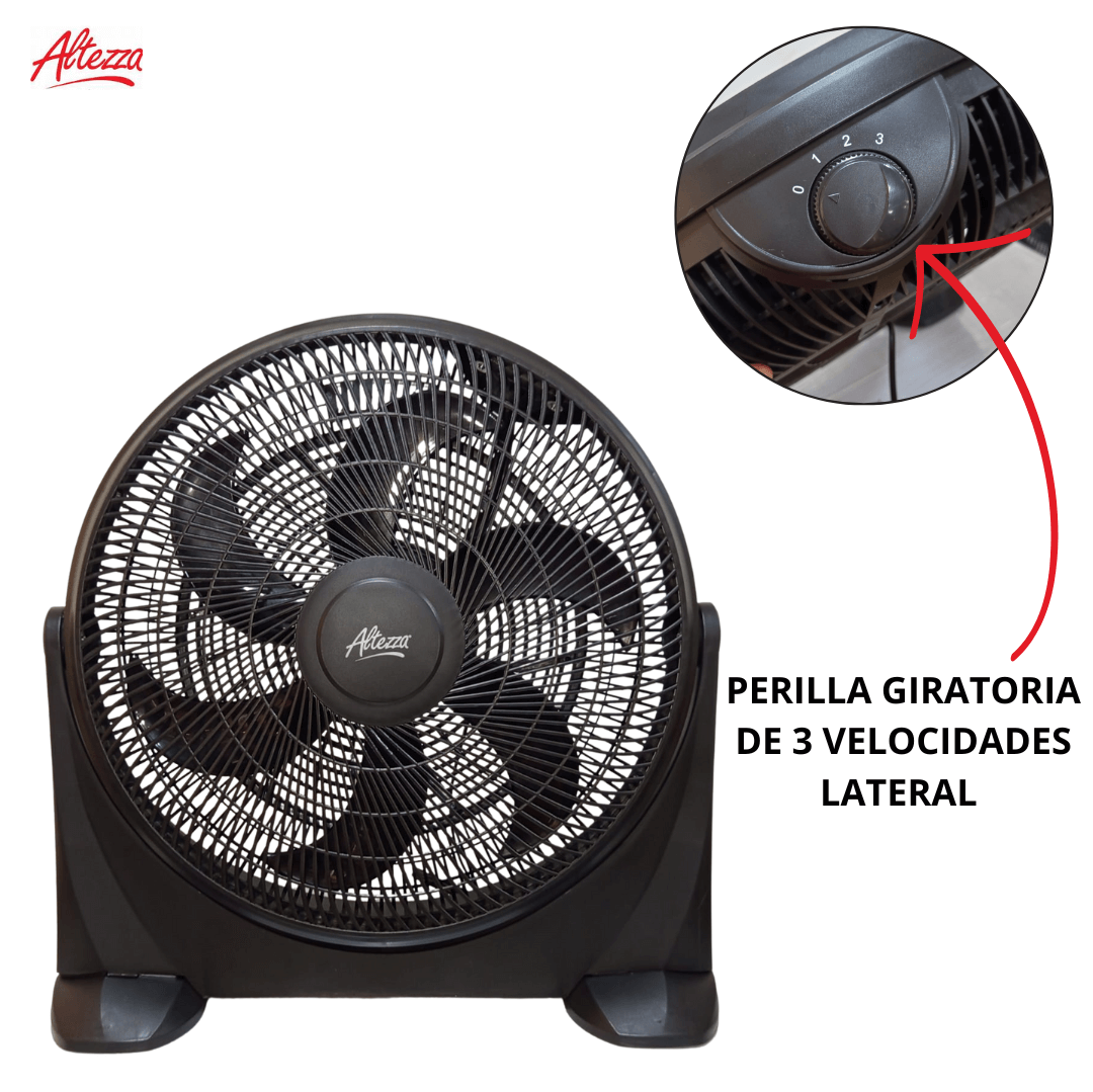 21.0012 - 2025-12-26T104457.349 VENTILADOR ALTEZZA DE PISO 20 PULG 6 ASPAS MALLA PLASTICA NEGRO REF; AFF-KYT61 - Image 1