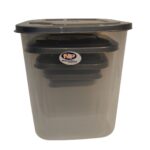 JUEGO DE RECIPIENTE DESPENSA NOVO X 5 NP GRIS REF  11336