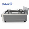 SOBREMESA CONTINENTAL 4PT LUJO MESA Y FRENTE EN ACERO INOX Q.AL GN GRIS REF 4923 - Image 3
