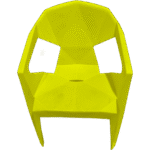 SILLA GEOMETRICA AMARILLA XL-6005