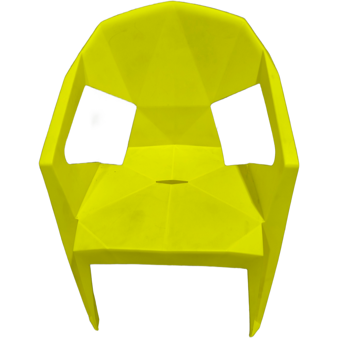 SILLA-AMARILLA-2 SILLA GEOMETRICA AMARILLA XL-6005 - Image 1