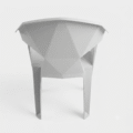 SILLA GEOMETRICA GRIS XL-6005 - Image 4